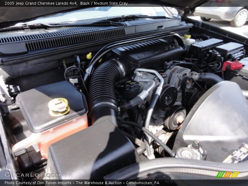 Black / Medium Slate Gray 2005 Jeep Grand Cherokee Laredo 4x4