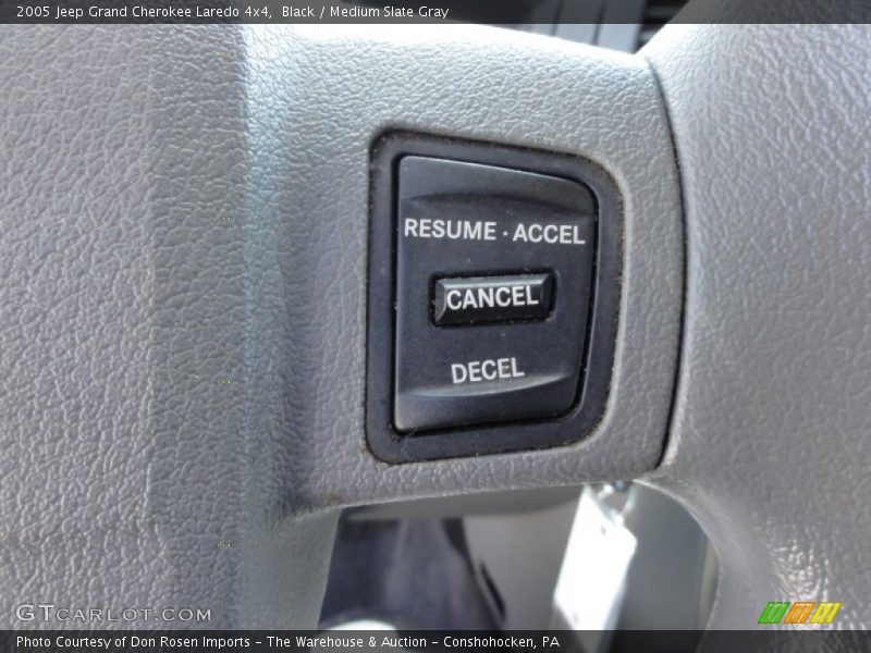 Black / Medium Slate Gray 2005 Jeep Grand Cherokee Laredo 4x4