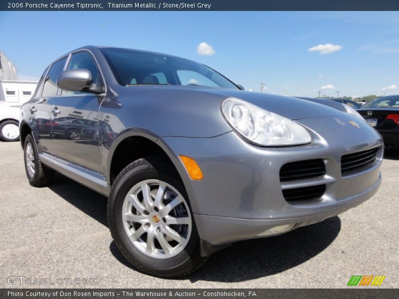 Titanium Metallic / Stone/Steel Grey 2006 Porsche Cayenne Tiptronic