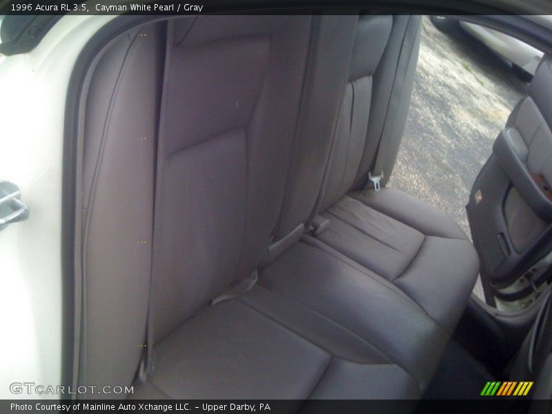 Cayman White Pearl / Gray 1996 Acura RL 3.5