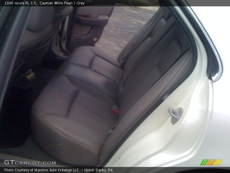 Cayman White Pearl / Gray 1996 Acura RL 3.5