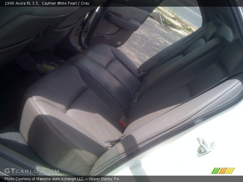 Cayman White Pearl / Gray 1996 Acura RL 3.5