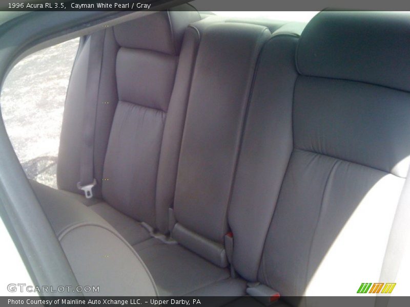 Cayman White Pearl / Gray 1996 Acura RL 3.5