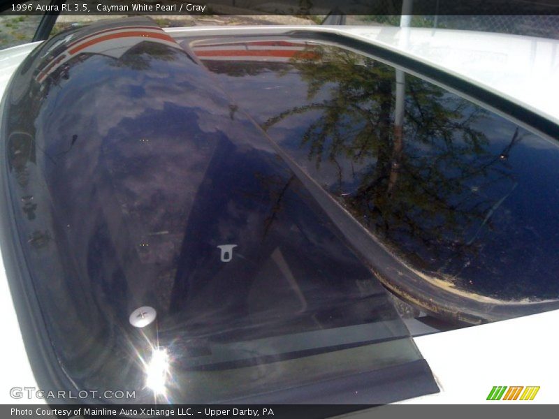 Cayman White Pearl / Gray 1996 Acura RL 3.5