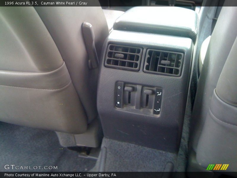 Cayman White Pearl / Gray 1996 Acura RL 3.5