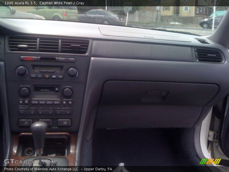Cayman White Pearl / Gray 1996 Acura RL 3.5