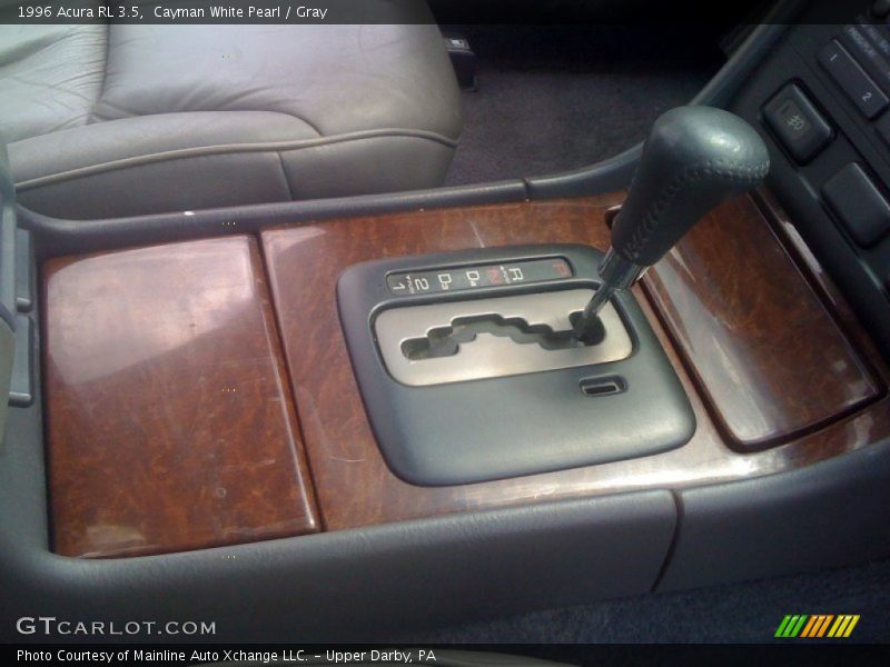 Cayman White Pearl / Gray 1996 Acura RL 3.5