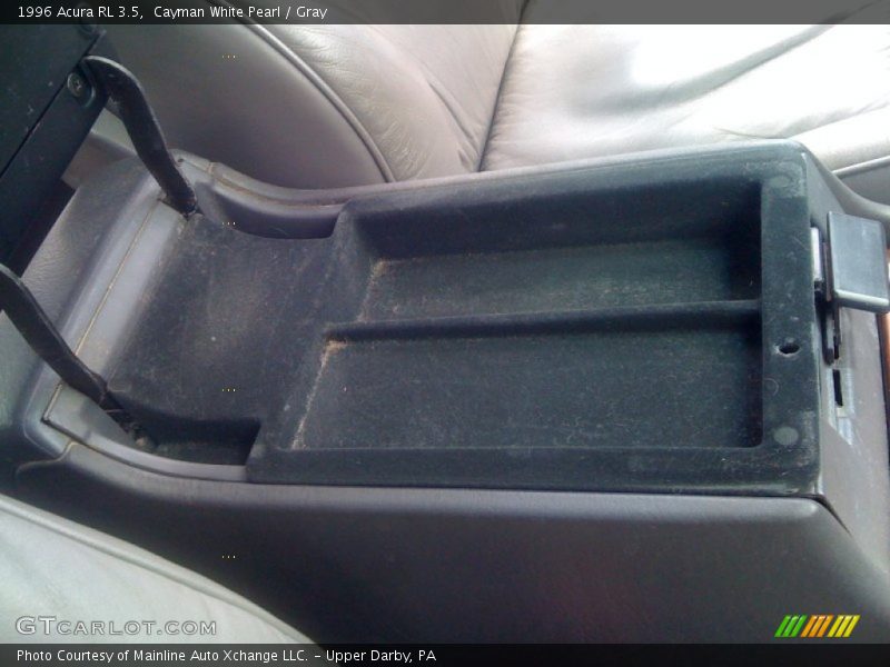 Cayman White Pearl / Gray 1996 Acura RL 3.5