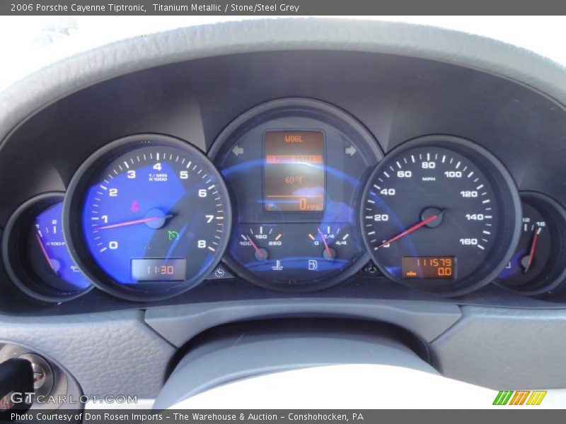 Titanium Metallic / Stone/Steel Grey 2006 Porsche Cayenne Tiptronic