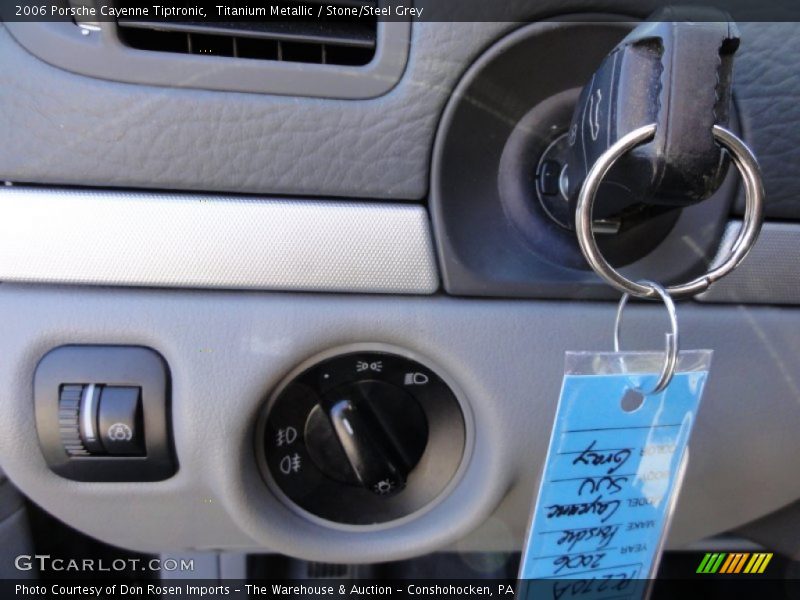 Titanium Metallic / Stone/Steel Grey 2006 Porsche Cayenne Tiptronic