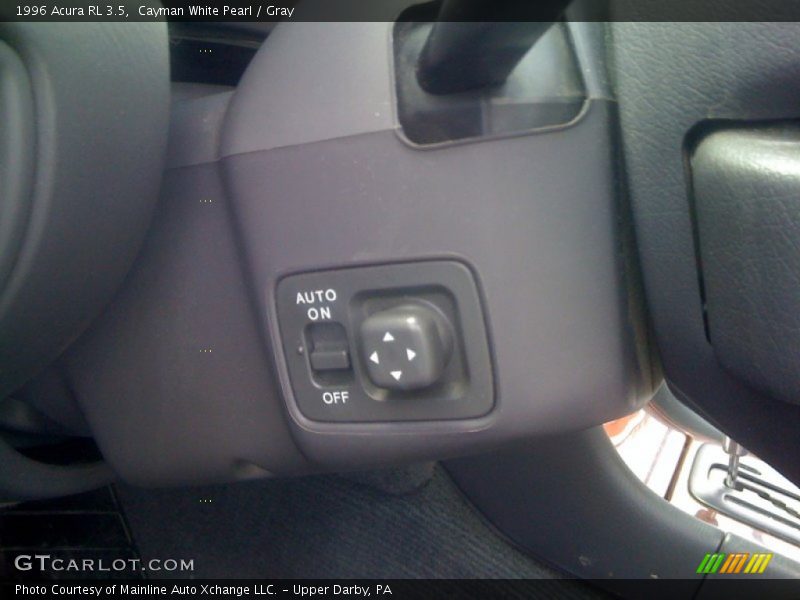 Cayman White Pearl / Gray 1996 Acura RL 3.5