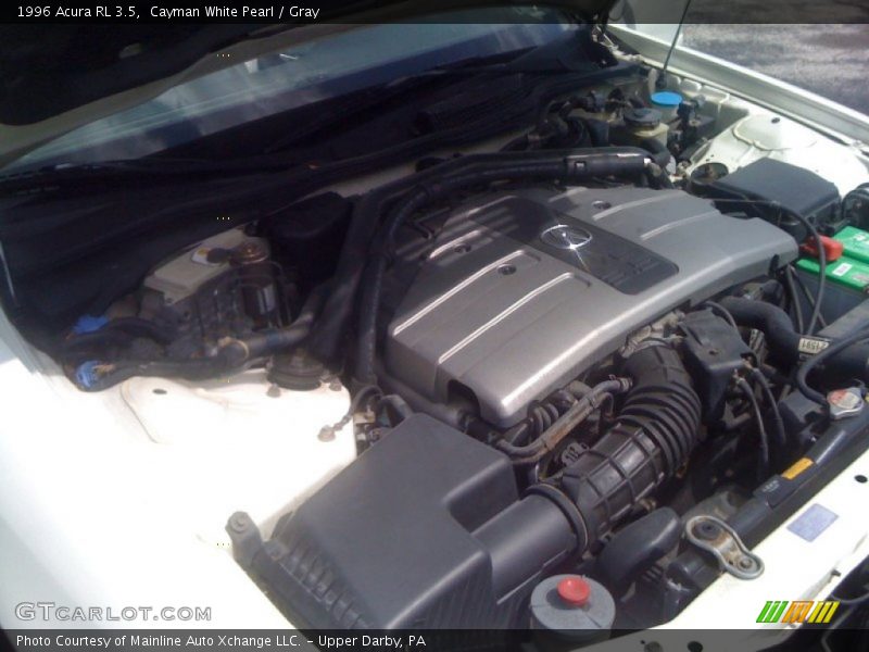 Cayman White Pearl / Gray 1996 Acura RL 3.5