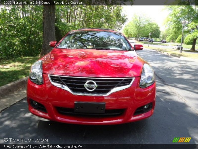 Red Alert / Charcoal 2012 Nissan Altima 2.5 S Coupe