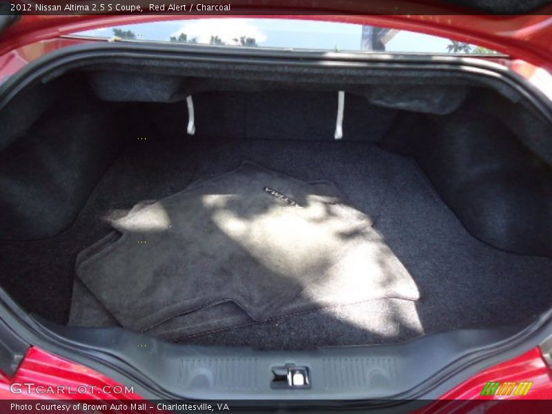 Red Alert / Charcoal 2012 Nissan Altima 2.5 S Coupe