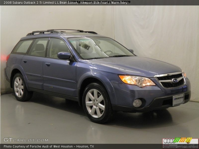 Newport Blue Pearl / Warm Ivory 2008 Subaru Outback 2.5i Limited L.L.Bean Edition