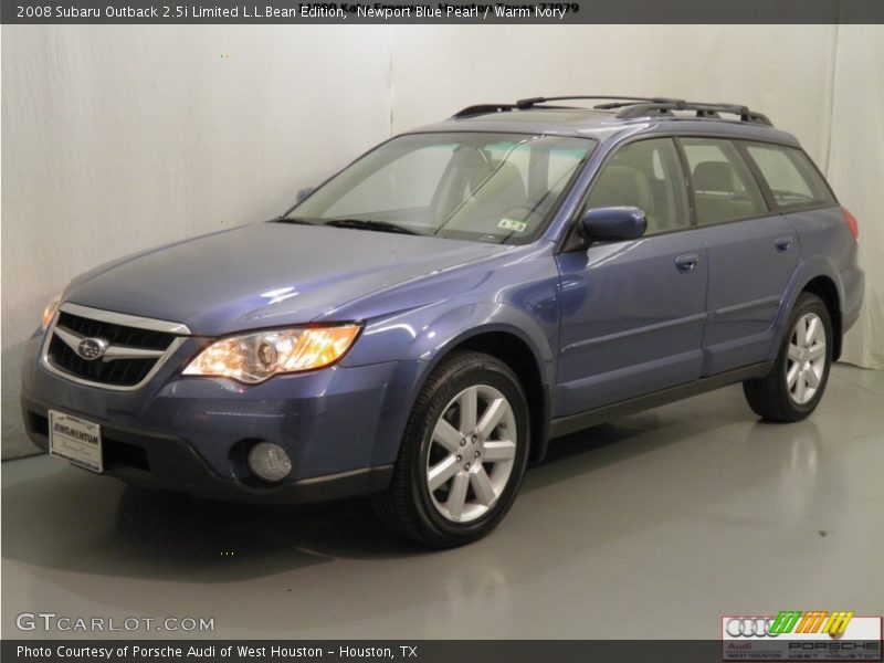 Newport Blue Pearl / Warm Ivory 2008 Subaru Outback 2.5i Limited L.L.Bean Edition
