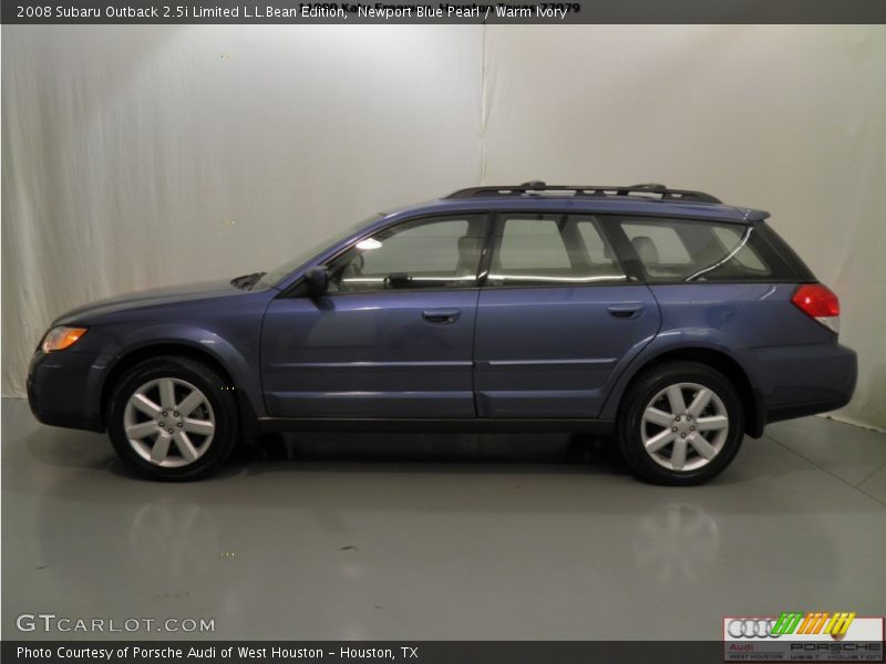 Newport Blue Pearl / Warm Ivory 2008 Subaru Outback 2.5i Limited L.L.Bean Edition