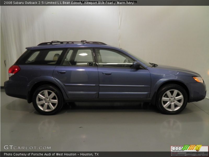 Newport Blue Pearl / Warm Ivory 2008 Subaru Outback 2.5i Limited L.L.Bean Edition