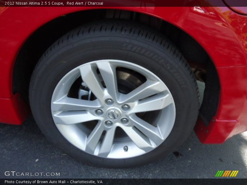 Red Alert / Charcoal 2012 Nissan Altima 2.5 S Coupe