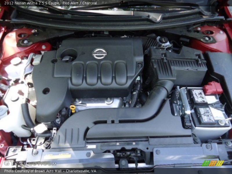 Red Alert / Charcoal 2012 Nissan Altima 2.5 S Coupe