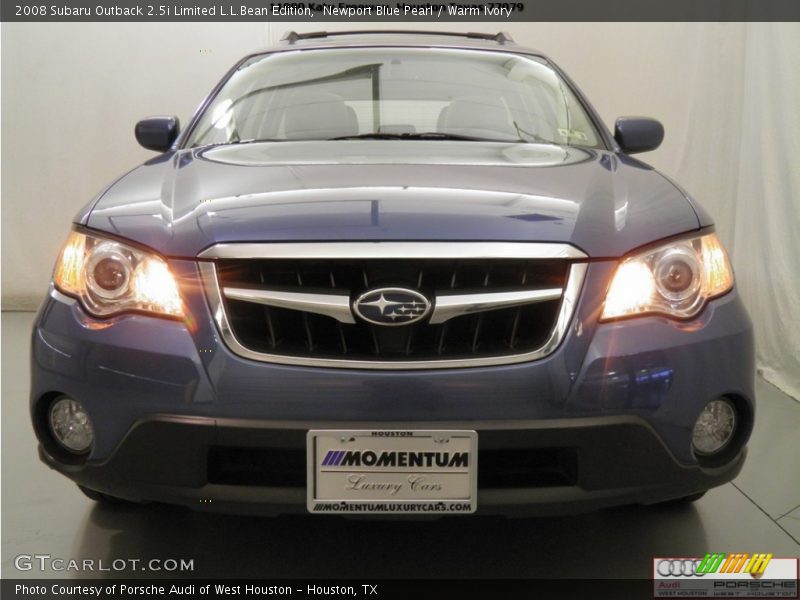 Newport Blue Pearl / Warm Ivory 2008 Subaru Outback 2.5i Limited L.L.Bean Edition