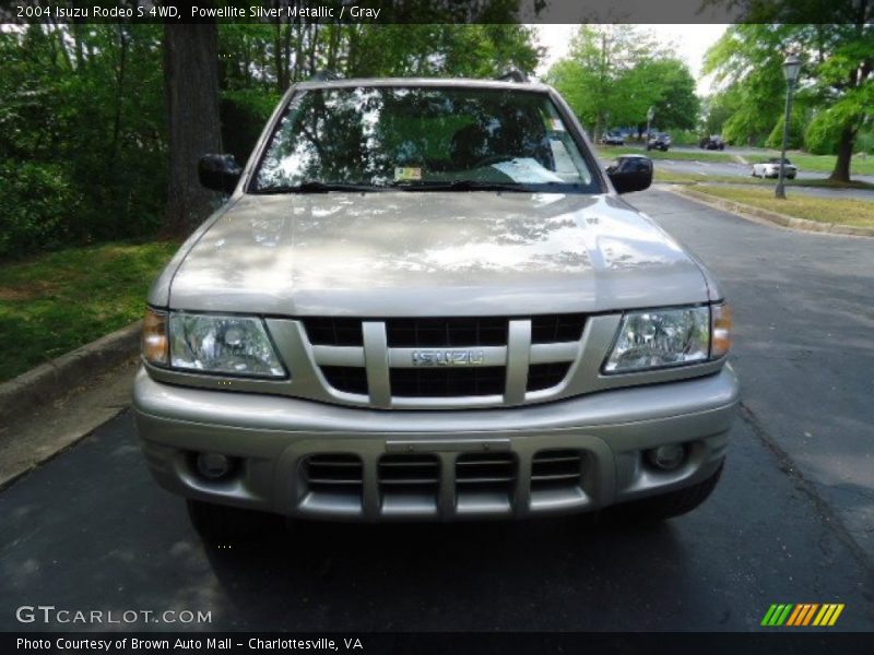Powellite Silver Metallic / Gray 2004 Isuzu Rodeo S 4WD