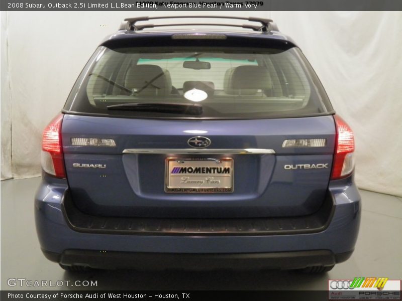 Newport Blue Pearl / Warm Ivory 2008 Subaru Outback 2.5i Limited L.L.Bean Edition