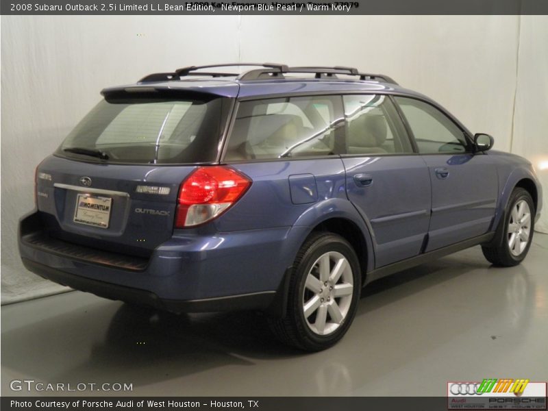 Newport Blue Pearl / Warm Ivory 2008 Subaru Outback 2.5i Limited L.L.Bean Edition