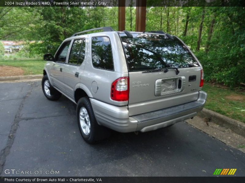 Powellite Silver Metallic / Gray 2004 Isuzu Rodeo S 4WD