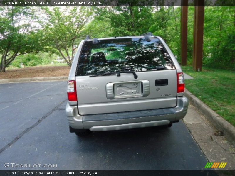 Powellite Silver Metallic / Gray 2004 Isuzu Rodeo S 4WD
