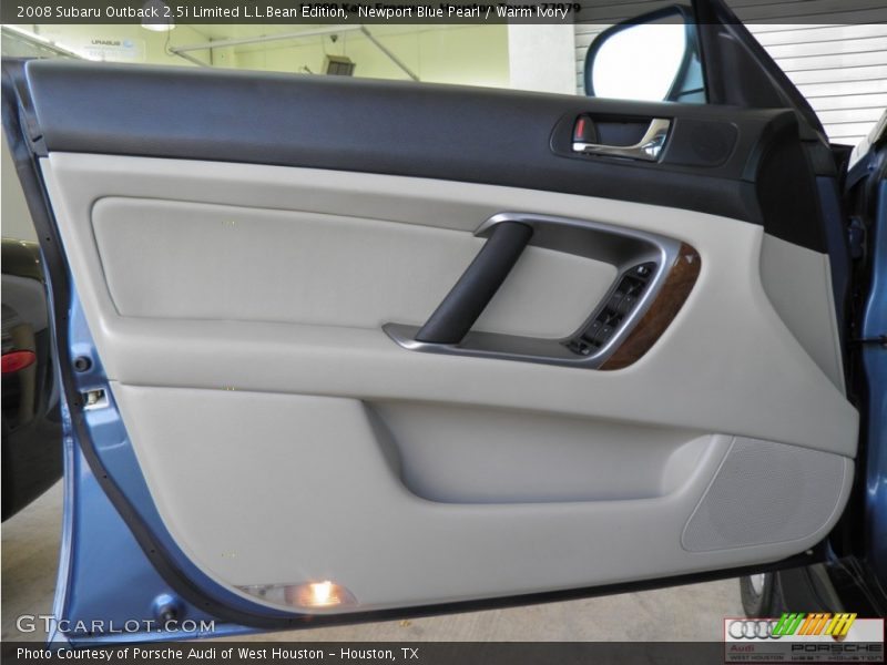 Newport Blue Pearl / Warm Ivory 2008 Subaru Outback 2.5i Limited L.L.Bean Edition