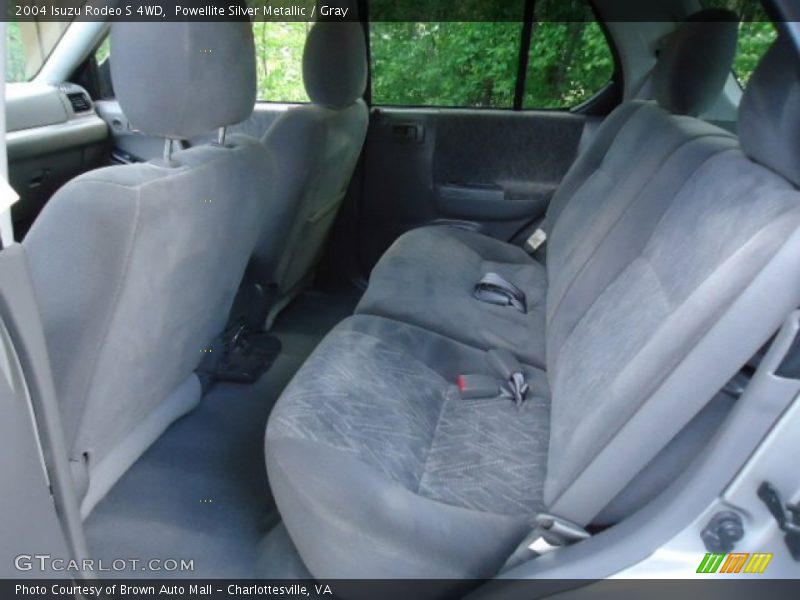 Powellite Silver Metallic / Gray 2004 Isuzu Rodeo S 4WD