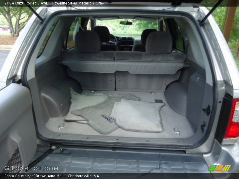 Powellite Silver Metallic / Gray 2004 Isuzu Rodeo S 4WD