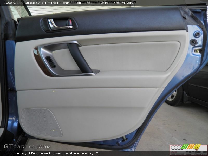 Newport Blue Pearl / Warm Ivory 2008 Subaru Outback 2.5i Limited L.L.Bean Edition