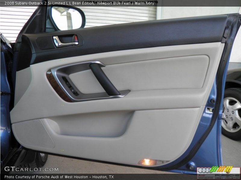 Newport Blue Pearl / Warm Ivory 2008 Subaru Outback 2.5i Limited L.L.Bean Edition