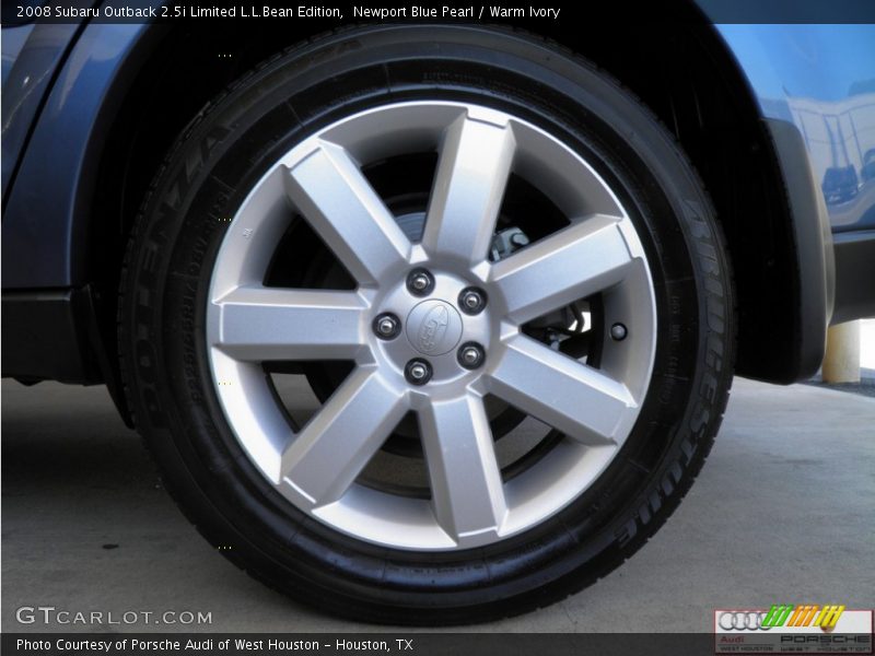 Newport Blue Pearl / Warm Ivory 2008 Subaru Outback 2.5i Limited L.L.Bean Edition