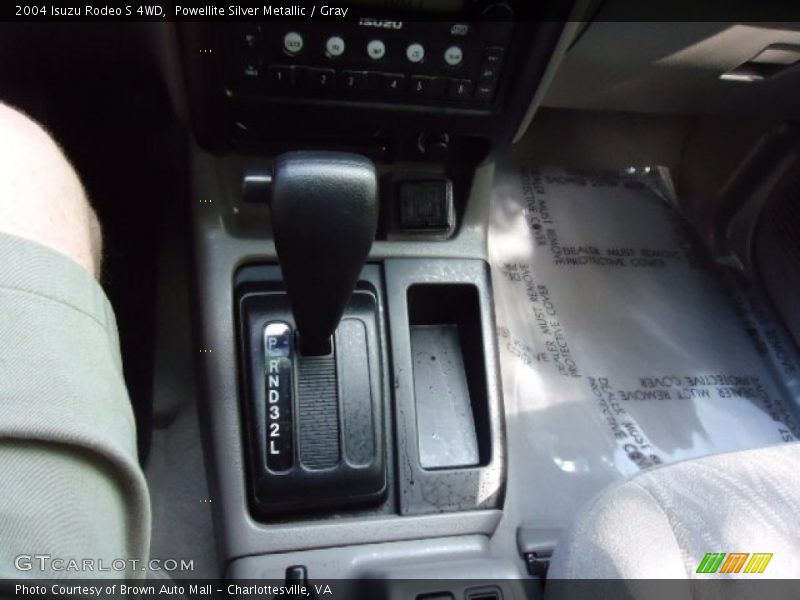 Powellite Silver Metallic / Gray 2004 Isuzu Rodeo S 4WD