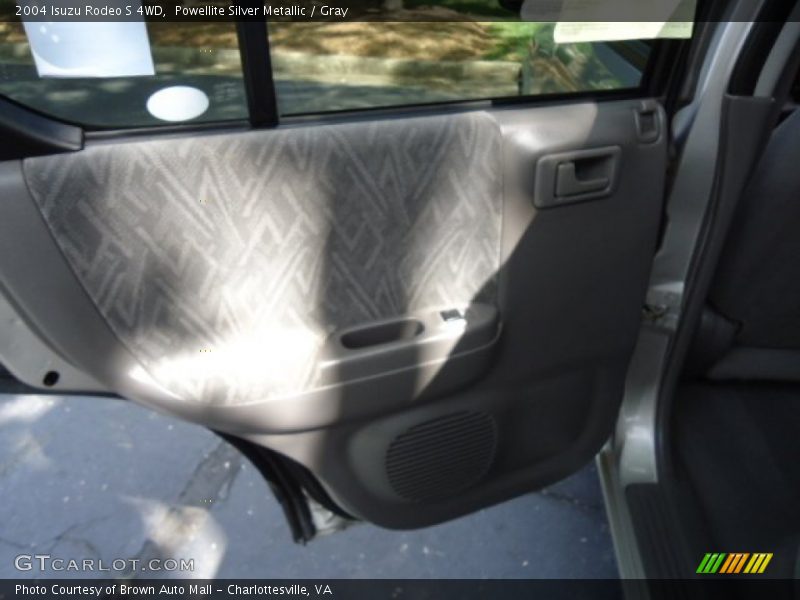 Powellite Silver Metallic / Gray 2004 Isuzu Rodeo S 4WD
