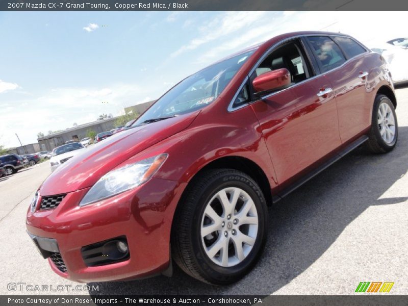 Copper Red Mica / Black 2007 Mazda CX-7 Grand Touring