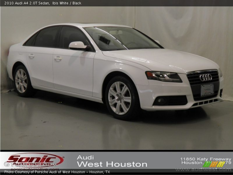 Ibis White / Black 2010 Audi A4 2.0T Sedan