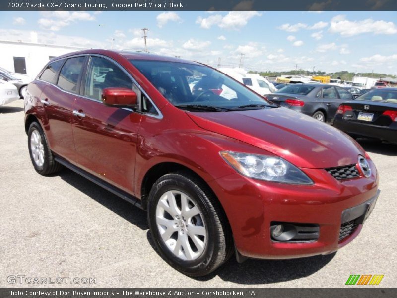 Copper Red Mica / Black 2007 Mazda CX-7 Grand Touring
