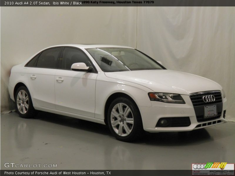 Ibis White / Black 2010 Audi A4 2.0T Sedan