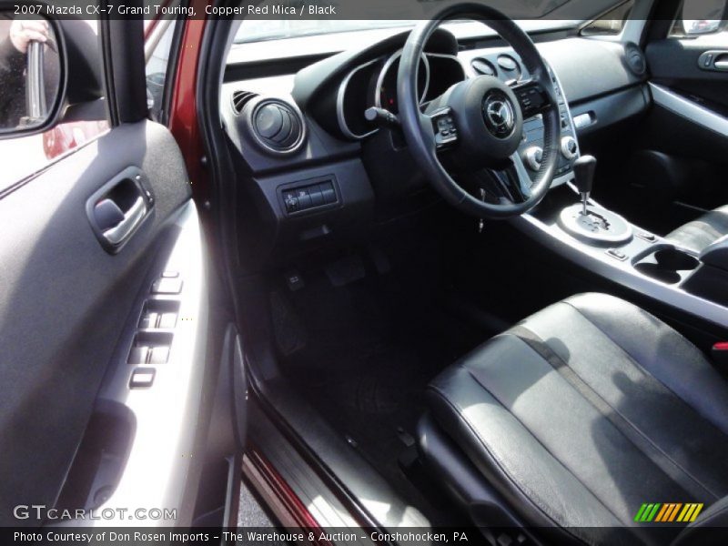 Copper Red Mica / Black 2007 Mazda CX-7 Grand Touring