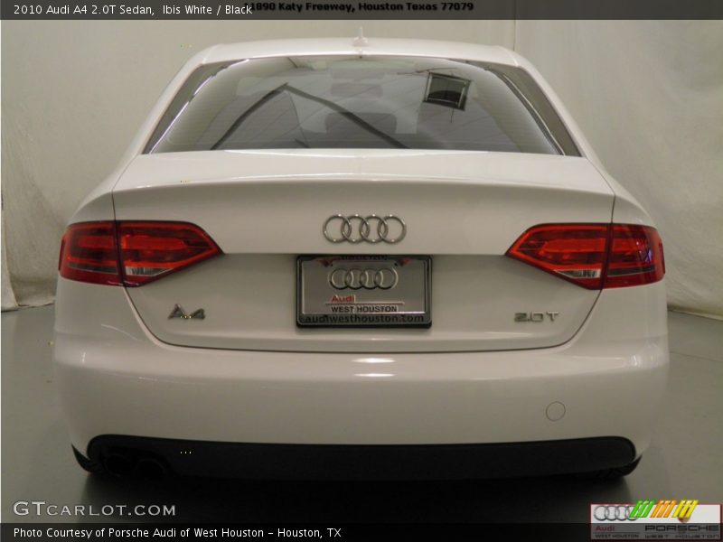 Ibis White / Black 2010 Audi A4 2.0T Sedan