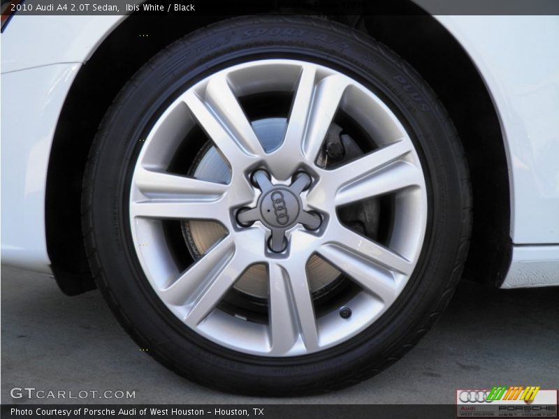Ibis White / Black 2010 Audi A4 2.0T Sedan