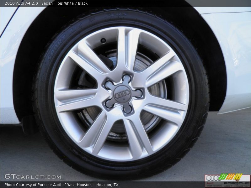 Ibis White / Black 2010 Audi A4 2.0T Sedan