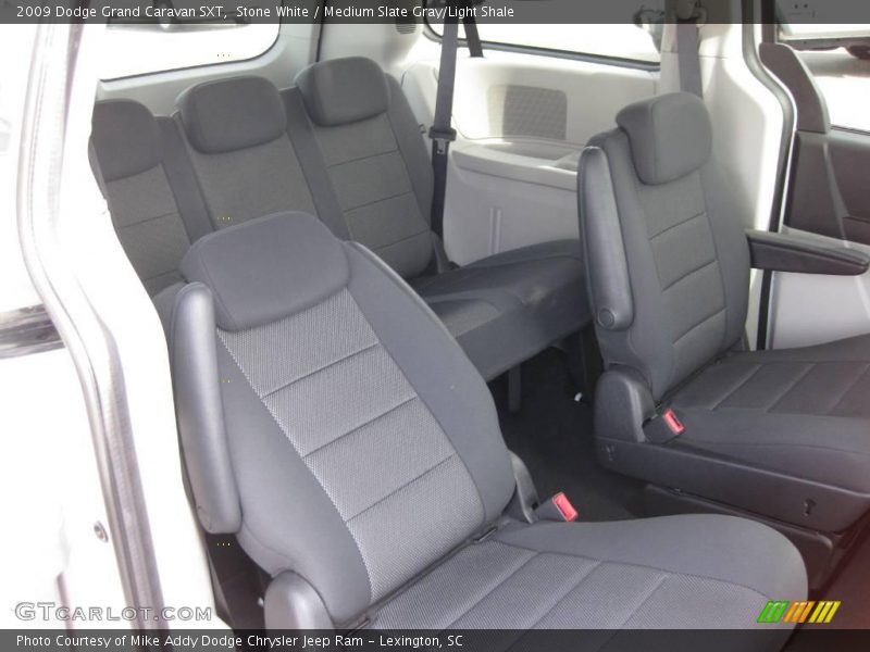 Stone White / Medium Slate Gray/Light Shale 2009 Dodge Grand Caravan SXT