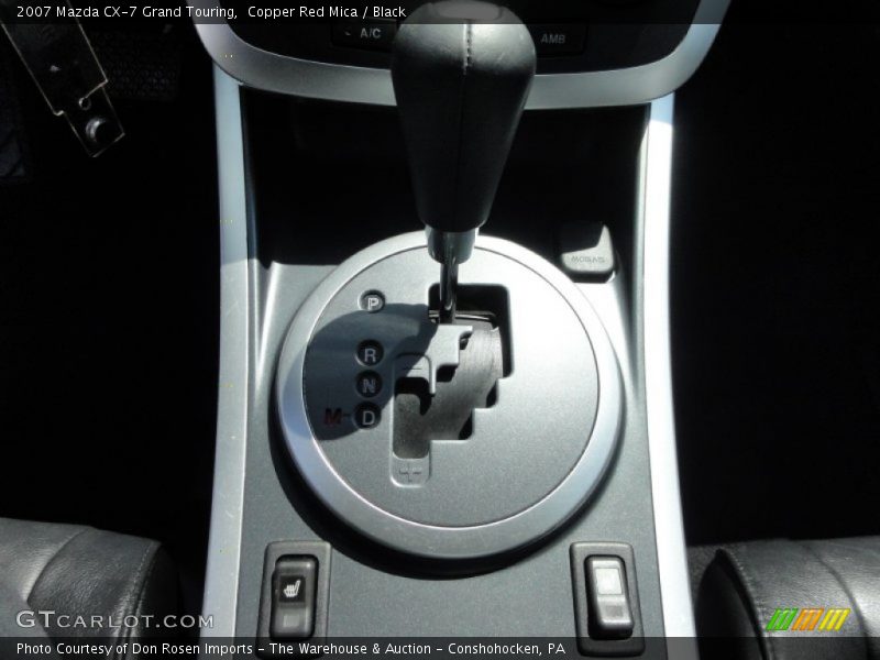 Copper Red Mica / Black 2007 Mazda CX-7 Grand Touring