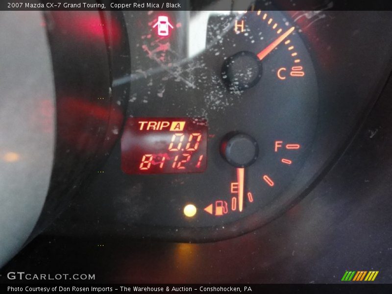 Copper Red Mica / Black 2007 Mazda CX-7 Grand Touring
