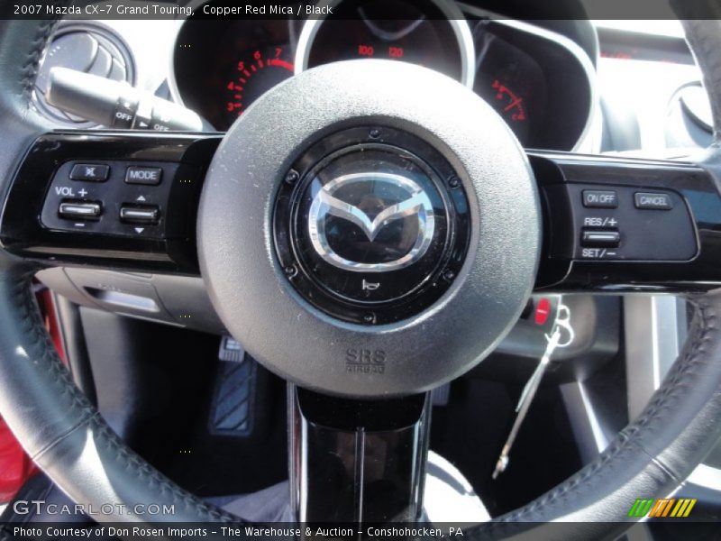 Copper Red Mica / Black 2007 Mazda CX-7 Grand Touring